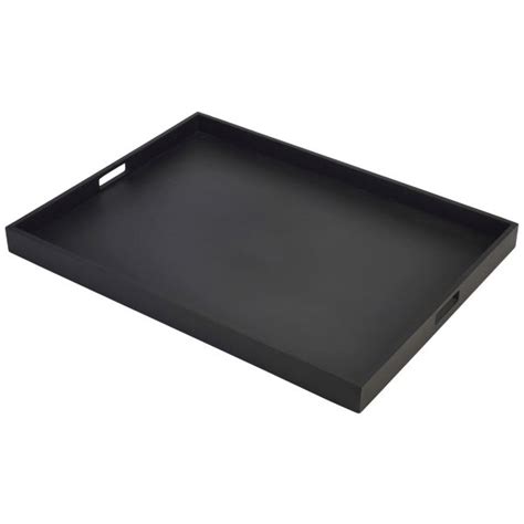 Solid Black Butlers Tray - Elegant og praktisk opbevaring