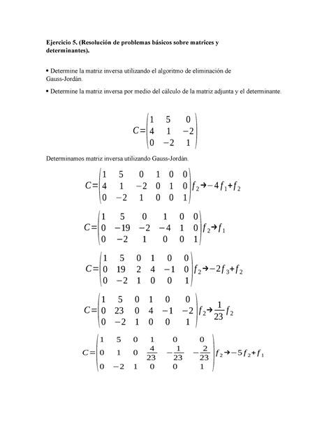 Ejercicio Algebra Ejercicio Resoluci N De Problemas B Sicos