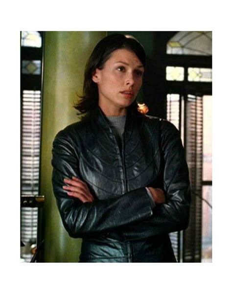 Bridget Moynahan Robot Leather Jacket – Rising Bloom