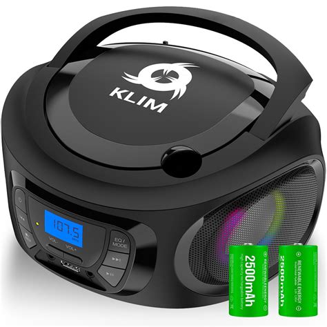 Klim Boombox Radio Cd Player Wireless With Bluetooth And Usb Klim Technologies