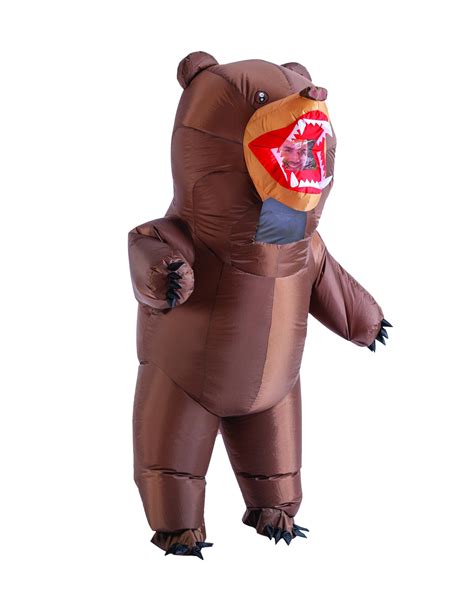 New Full Body Bear Inflatable Costume Halloween Fz1152 Uncle Wieners