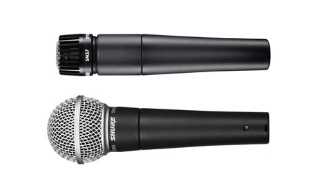 Shure SM57 vs SM58 У чому різниця між цими мірофонамі