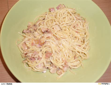 Špagety Carbonara recept TopRecepty cz