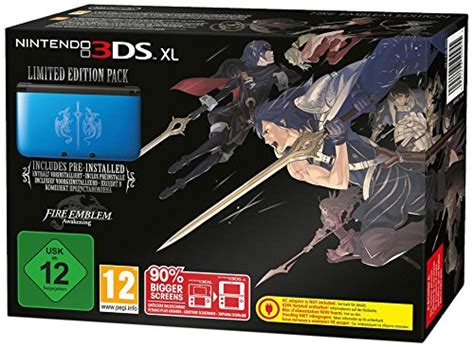 Nintendo Ds Xl Konsole Blau Fire Emblem Awakening Vorinstalliert