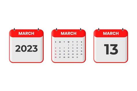 March 2023 Calendar Vector Art, Icons, and Graphics for Free Download