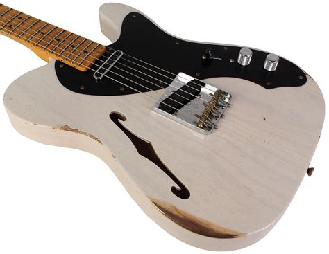 Fender Custom Shop Limited Nocaster Thinline Relic, Aged White Blonde ...