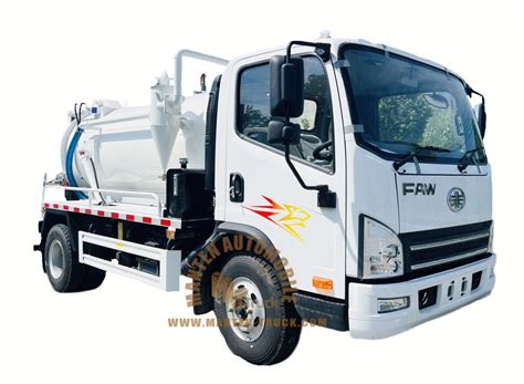 Faw X Cbm L Liter High Pressure Vacuum Suction Truck