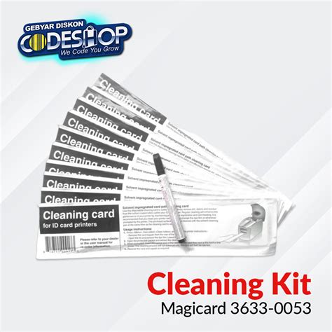 Jual Magicard Cleaning Kit For ID Card Printer Pronto Neo Nova 3633