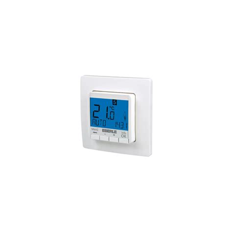 Thermostat Programmable Digital Semi Encastr Secteur Eco Bricolage