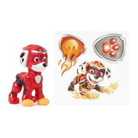paw patrol  mighty  pup squad figures marshall aussie