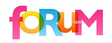 spanduk tipografi berwarnawarni forum ilustrasi stok  gambar