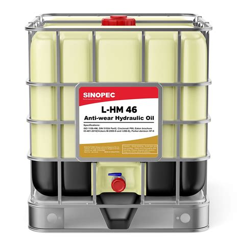 AW 46 Hydraulic Oil Fluid (ISO VG 46, SAE 15), 275 Gallon IBC Tote ...