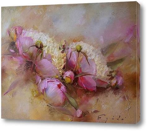 Картина "Пионы" | Peony painting, Rose painting, Art painting