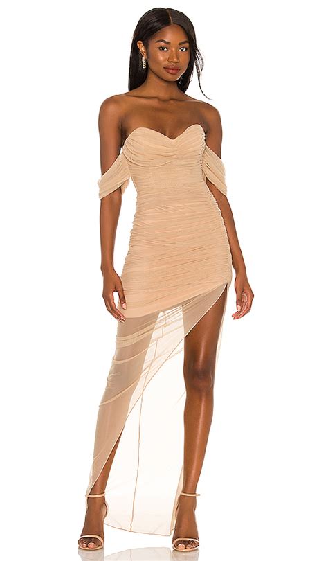 Nookie X REVOLVE Dita Mesh Gown In Nude REVOLVE