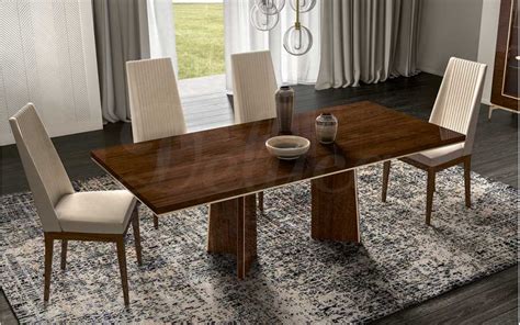 Eva Walnut Italian Dining Table By Status Italy