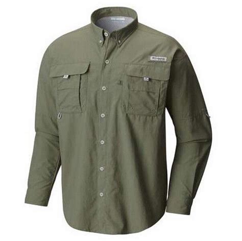 New Columbia Mens Pfg Bahama Ii Long Sleeve Fishing Shirt Upf 30