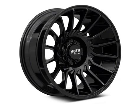 Moto Metal Sierra 1500 MO807 Gloss Black 6 Lug Wheel 20x10 18mm