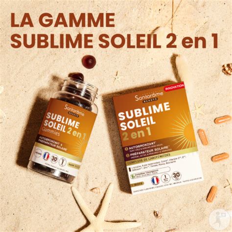 Santarôme Sublime Soleil 2en1 Complément Alimentaire Autobronzant Et