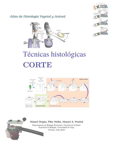 Cortes DE Microtomía Atlas de Histolog ıa Vegetal y Animal T