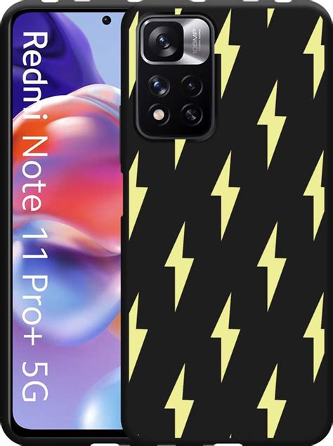 Cazy Hoesje Zwart Geschikt Voor Xiaomi Redmi Note 11 Pro Lightning Bol