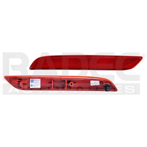 Cuarto Reflejante Trasero Honda Civic 2014 2015 Izq