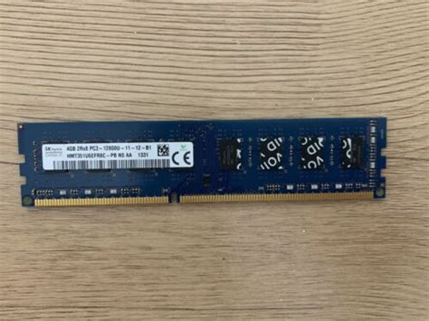 4GB DDR3 Hynix HMT351U6CFR8C PB 2Rx8 PC3 12800U 11 12 B1 1600MHz