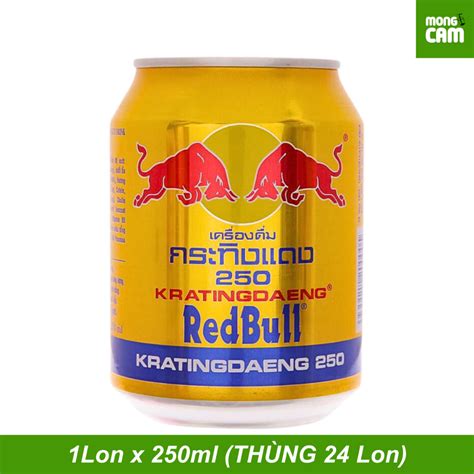 Lon Nước tăng lực Bò húc Red Bull Việt (250ml) | Shopee Việt Nam
