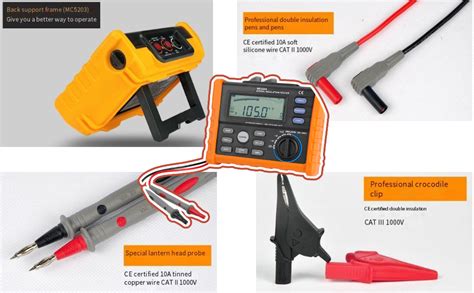 Testeur de Résistance d Isolation Numérique PEAKMETER MS520 Appareils