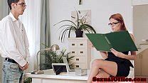 Classy Office Babe In Glasses Fucks Co Worker XVIDEOS