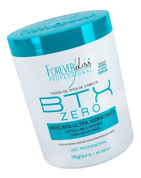 Forever Liss Máscara Btx Zero Hidratante Sem Formol 1kg Frete Grátis