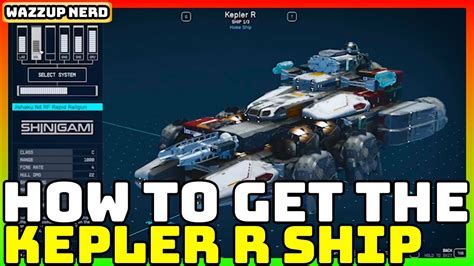 Starfield How To Get The Best Free Ship Kepler R Worth 500K YouTube