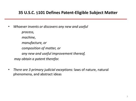 IPO Section 101 Revisions Patentable Subject Matter Ppt Video