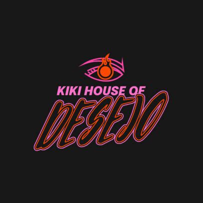 Placeit Online Logo Template Featuring An Eye For A Gay Ballroom