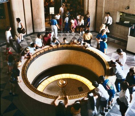 LA GriffithObservatory The Gently Swaying FoucaultPendulum In The W