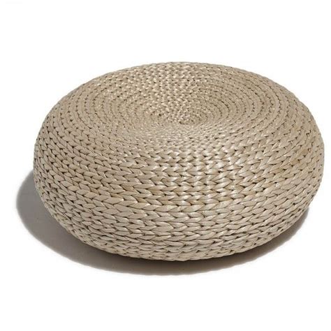 Pouf Noémie naturel Pouf osier Meuble gifi et Pouf