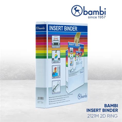 Jual Bambi Insert Binder A4 Jumbo Size Kode 2121m Shopee Indonesia