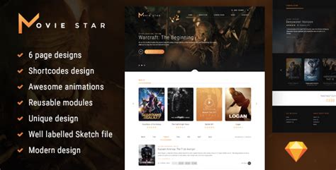 Movie Star - Cinema HTML template by XenoThemes | ThemeForest