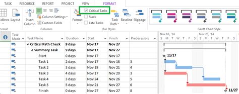 MANAGEMENT YOGI 9 Ways To Check Critical Tasks Critical Paths In MS