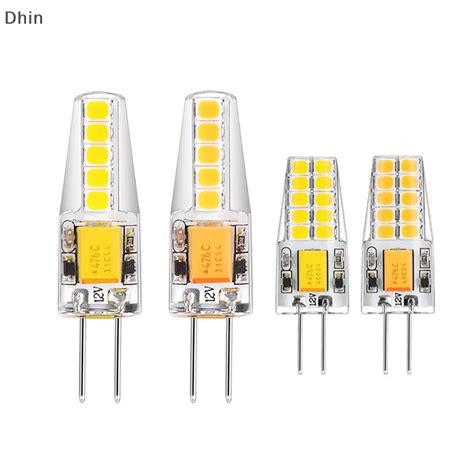 Dhin หลอดไฟ Led Ac Dc12 24v 10led 20led ประหยัดพลังงาน แบบเปลี่ยน Cod