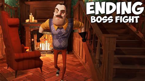 Hello Neighbor Ending Gameplay Walkthrough Youtube