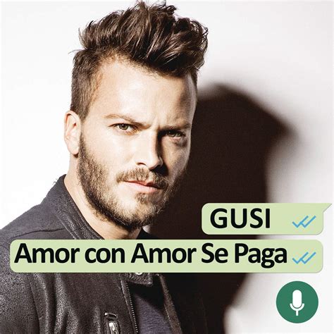 Car Tula Frontal De Gusi Amor Con Amor Se Paga Cd Single Portada