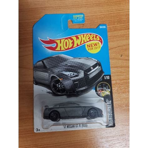 Hot Wheels Nissan GTR R35 Carbon Black Shopee Malaysia