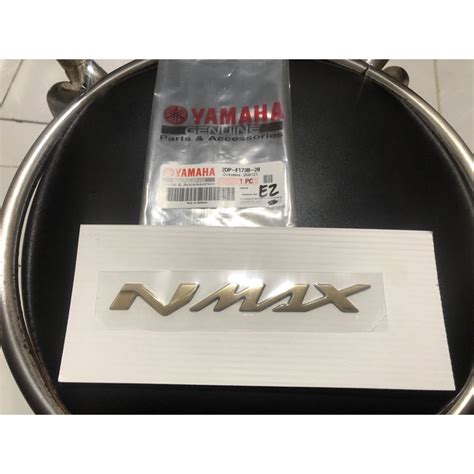 Jual Stiker Emblem Logo Yamaha Nmax Gold Body Belakang Ori Ygp Asli