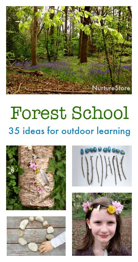 Forest school activities for outdoor classrooms - NurtureStore