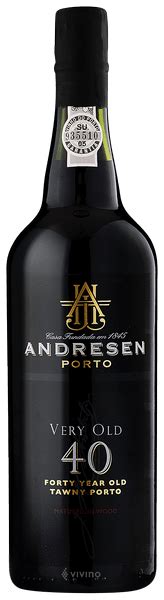 N V Andresen 40 Year Very Old Tawny Porto Vivino US