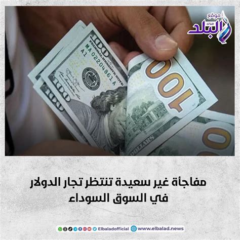 موقع صدى البلد عاجل مفاجأة غير سعيدة تنتظر تجار الدولار في السوق