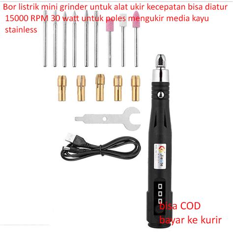 Jual Bor Listrik Mini Grinder Untuk Alat Ukir Kecepatan Bisa Diatur