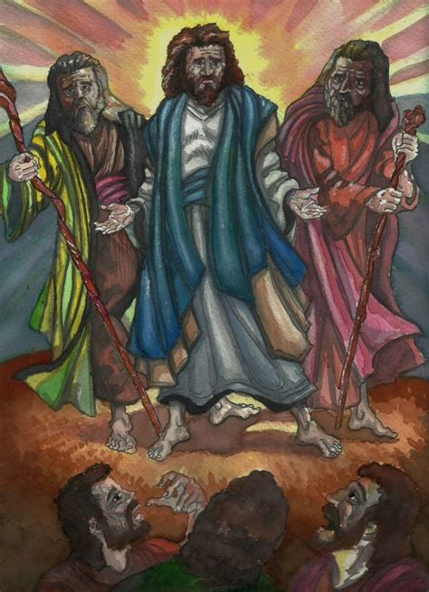 The Transfiguration Jesus With Moses And Elijah