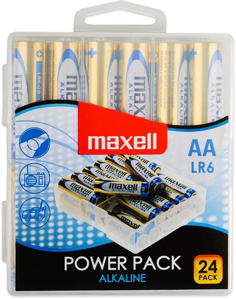 24x AA baterie Maxell LR6 alkalická v boxu 159 Kč