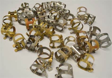 Lot Of 72 Used Assorted Ligatures Bb And Bass Clarinet Altotenorbari Sax Ebay